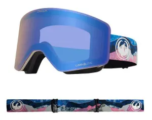 Dragon R1 OTG Snow Goggles Low Bridge Mountain Bliss / Lumalens Flash Blue   Lumalens Dark Smoke