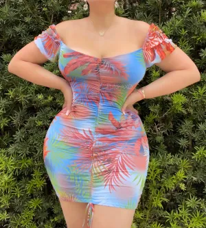 Eva Dress -  Blue