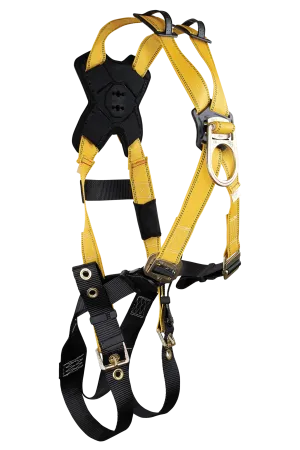 FallTech 7028 Journeyman Flex® Steel 2D Cross-over Climbing Full Body Harness (each)