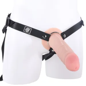 Fantasy X-tensions Elite 7 Inch Hollow Strap-On in Light