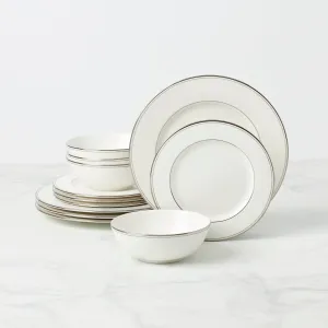 Federal Platinum 12-Piece Dinnerware Set