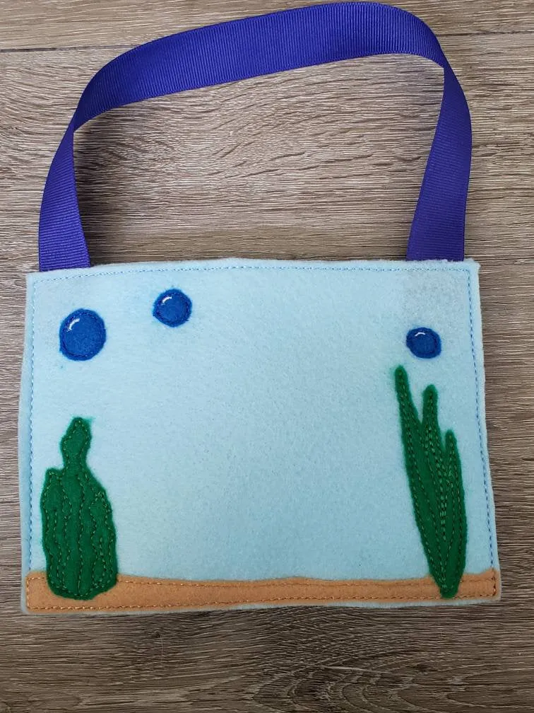 Felt finger puppet animal - Ocean Animal quiet book page -  Gift for kids - Party Favor - baby shower gift - Under the Sea - sea creatures