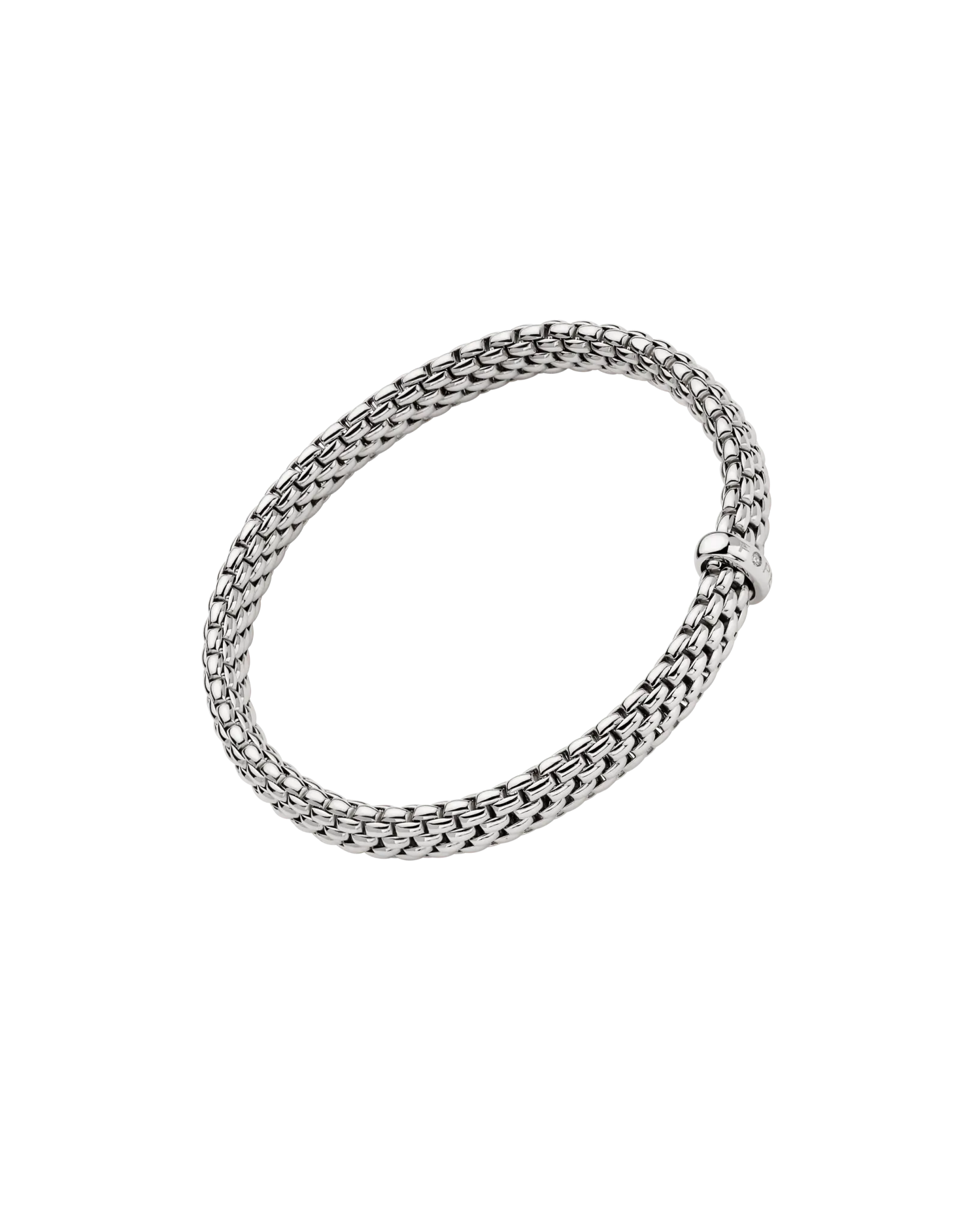 Flex'it bracelet with a white diamond by Fope