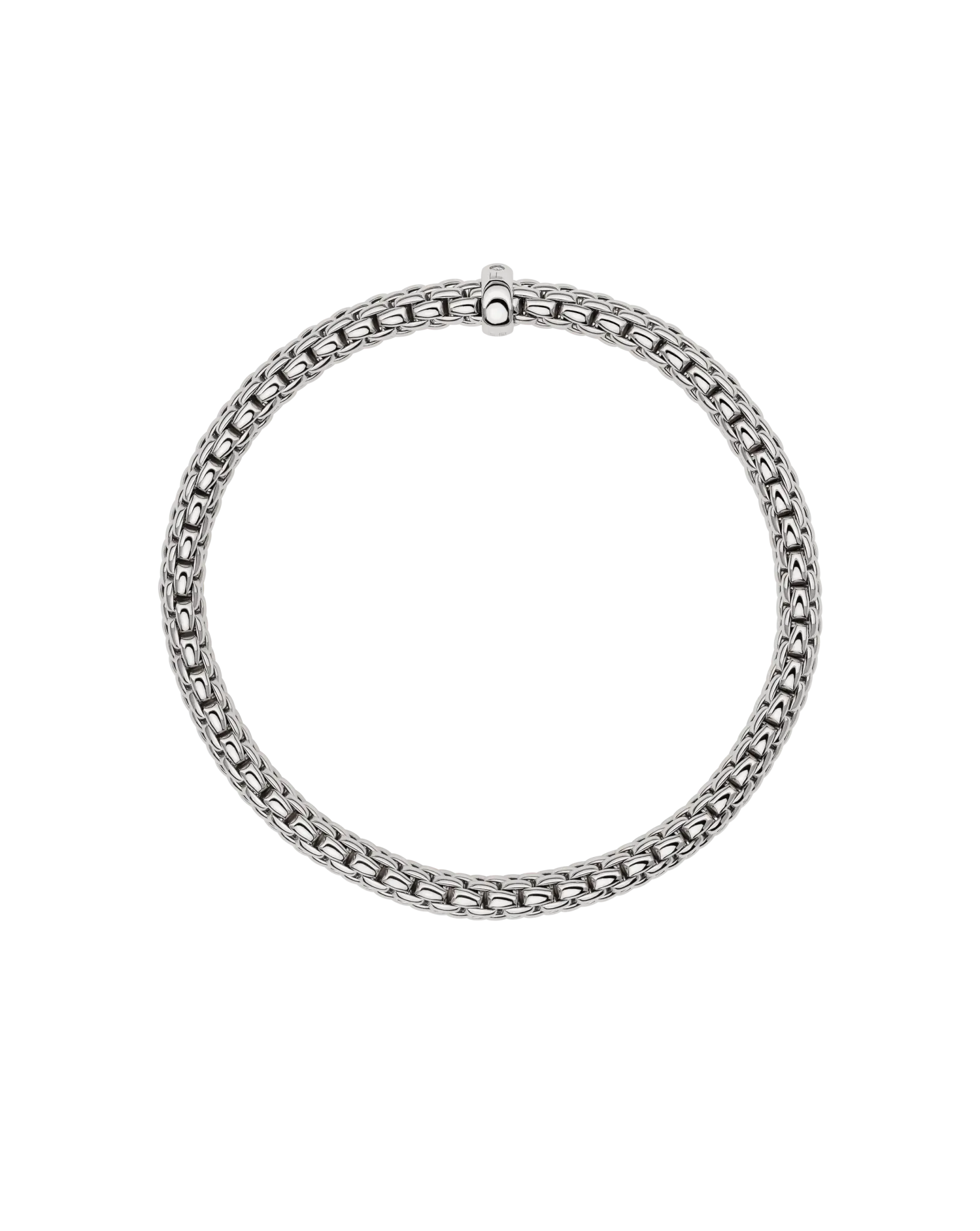 Flex'it bracelet with a white diamond by Fope