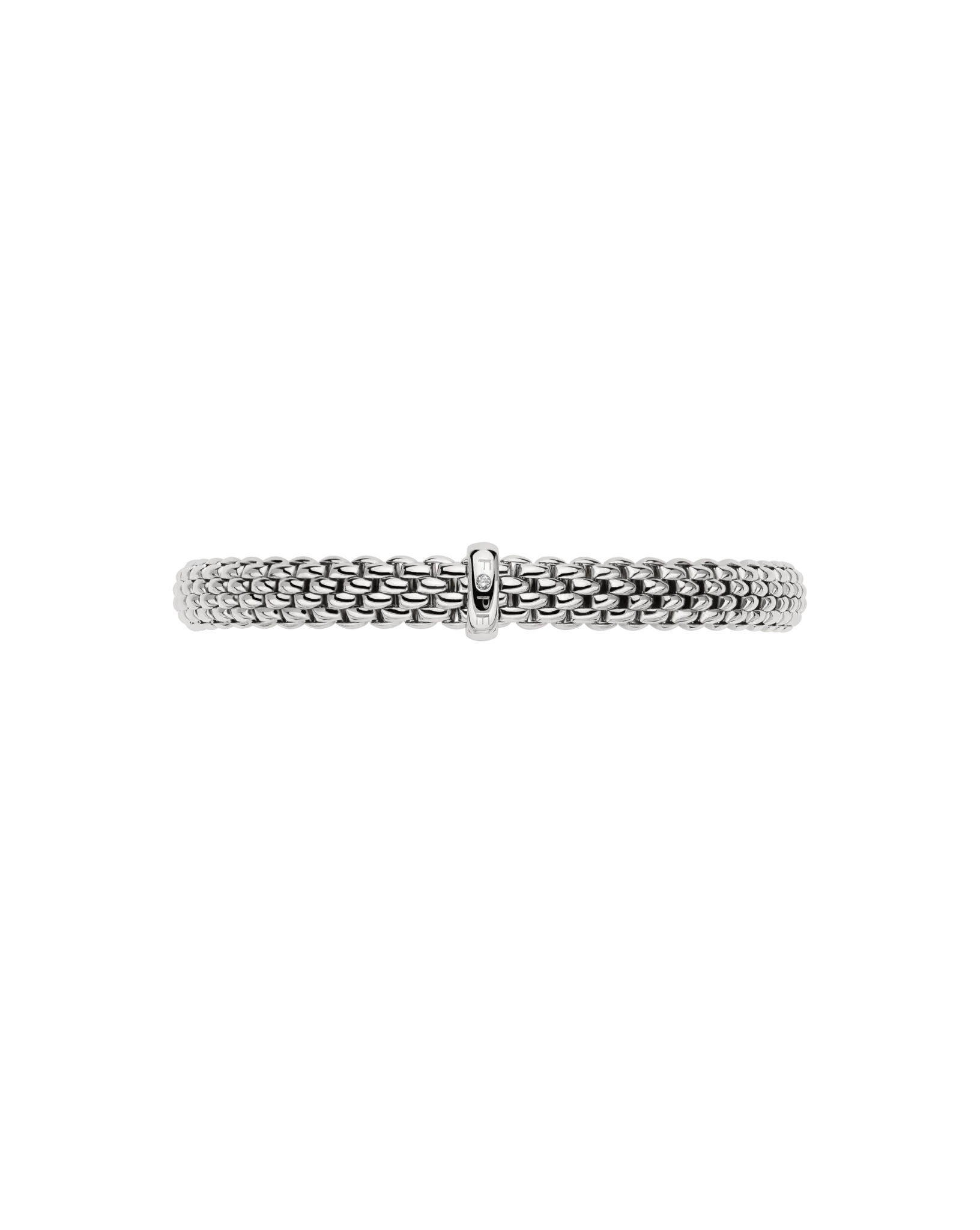Flex'it bracelet with a white diamond by Fope
