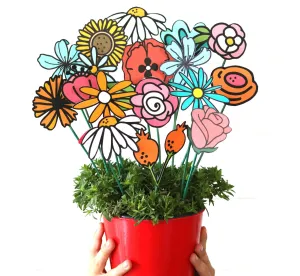 Flower cut files and printables