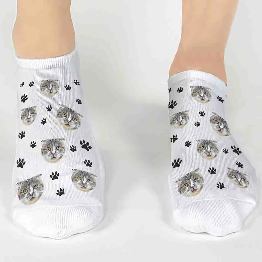 Fun Cartoon Pet Photo Socks for Him and Her