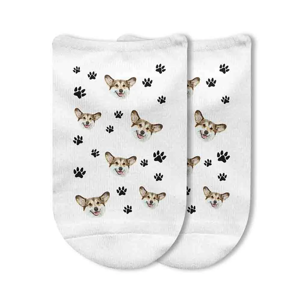 Fun Cartoon Pet Photo Socks for Him and Her