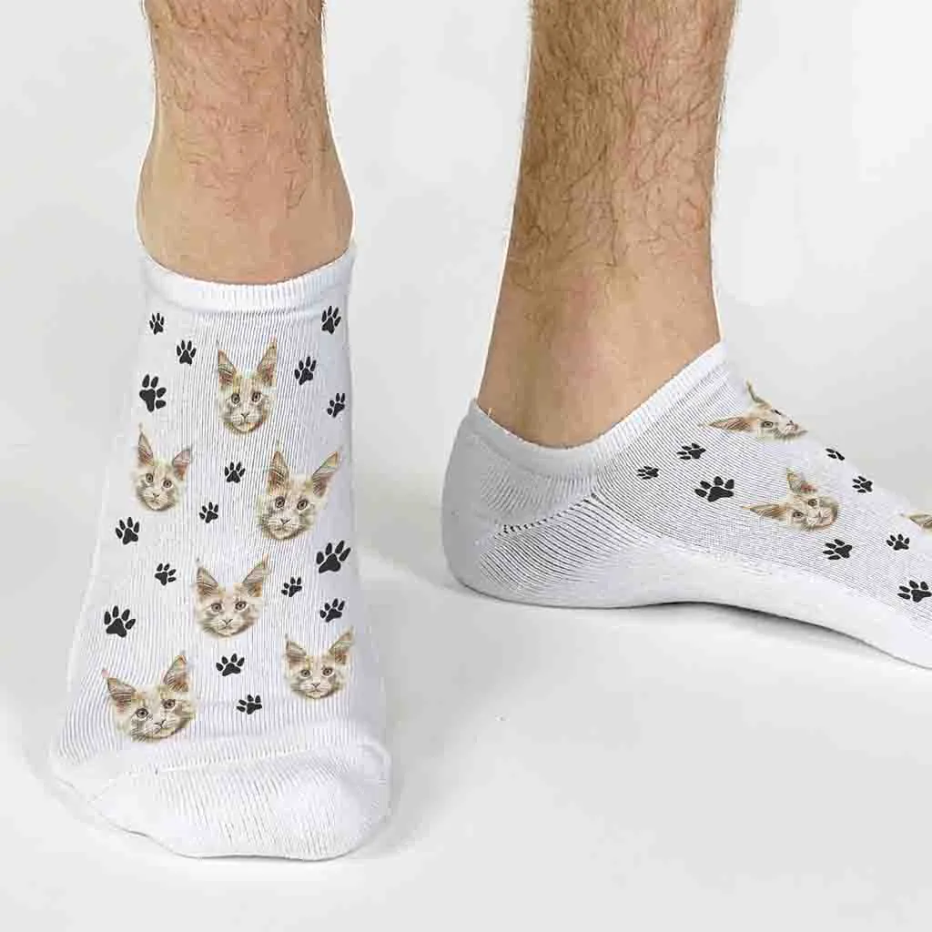 Fun Cartoon Pet Photo Socks for Him and Her