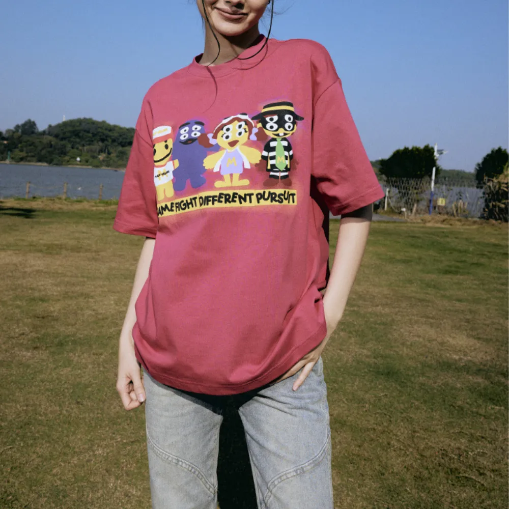 Fun Cartoon Print T-Shirt