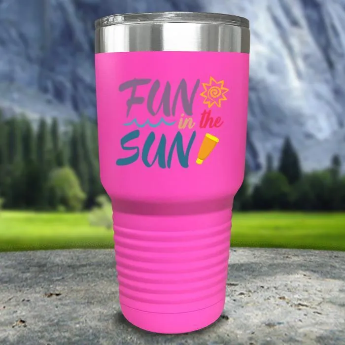 Fun In The Sun Color Printed Tumblers
