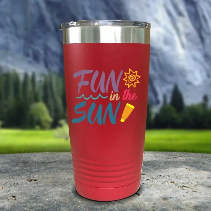 Fun In The Sun Color Printed Tumblers