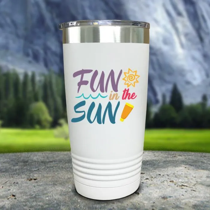 Fun In The Sun Color Printed Tumblers