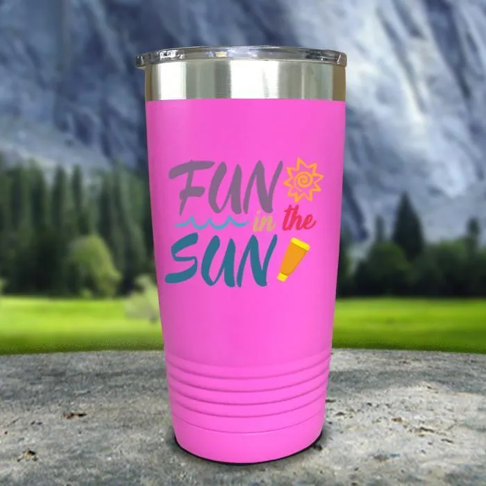 Fun In The Sun Color Printed Tumblers