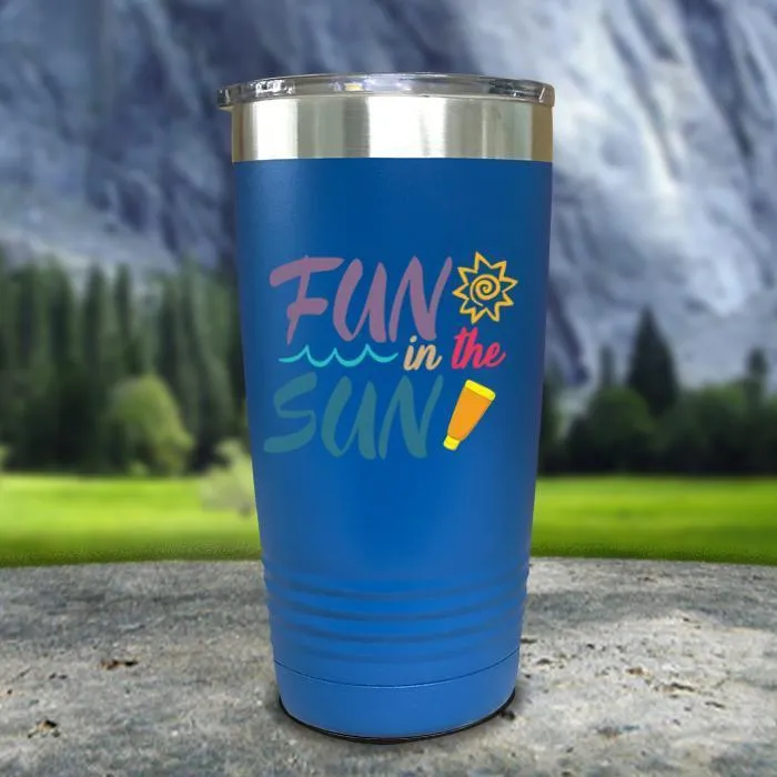 Fun In The Sun Color Printed Tumblers