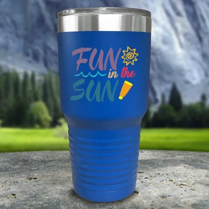 Fun In The Sun Color Printed Tumblers