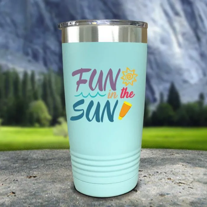 Fun In The Sun Color Printed Tumblers