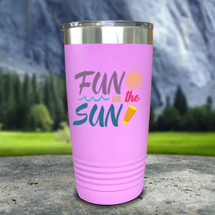 Fun In The Sun Color Printed Tumblers