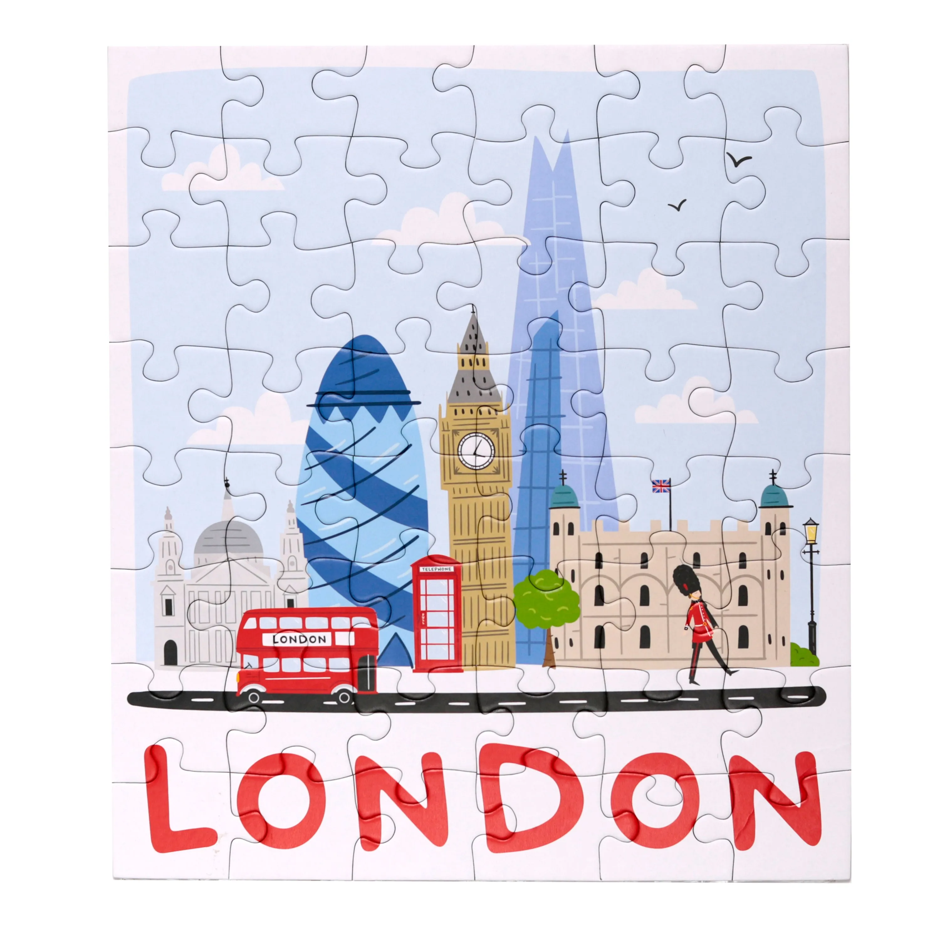 Fun Kids London Icons 3D Puzzle