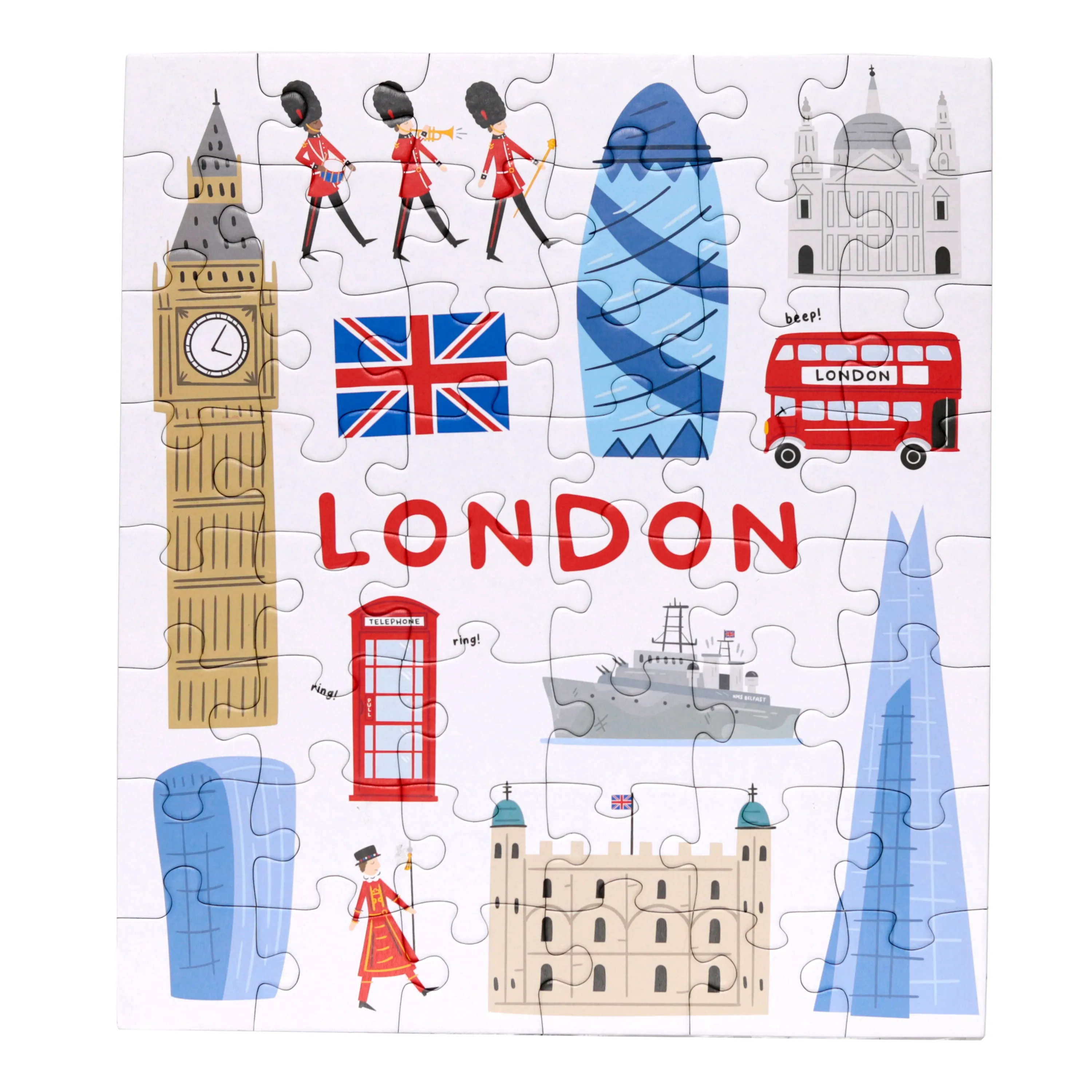 Fun Kids London Icons 3D Puzzle