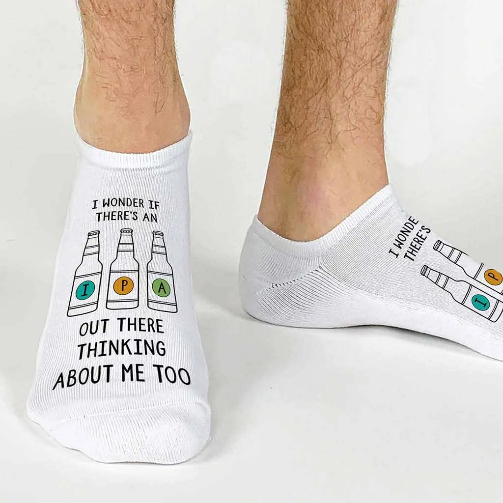 Funny No Show Socks for the IPA Lover