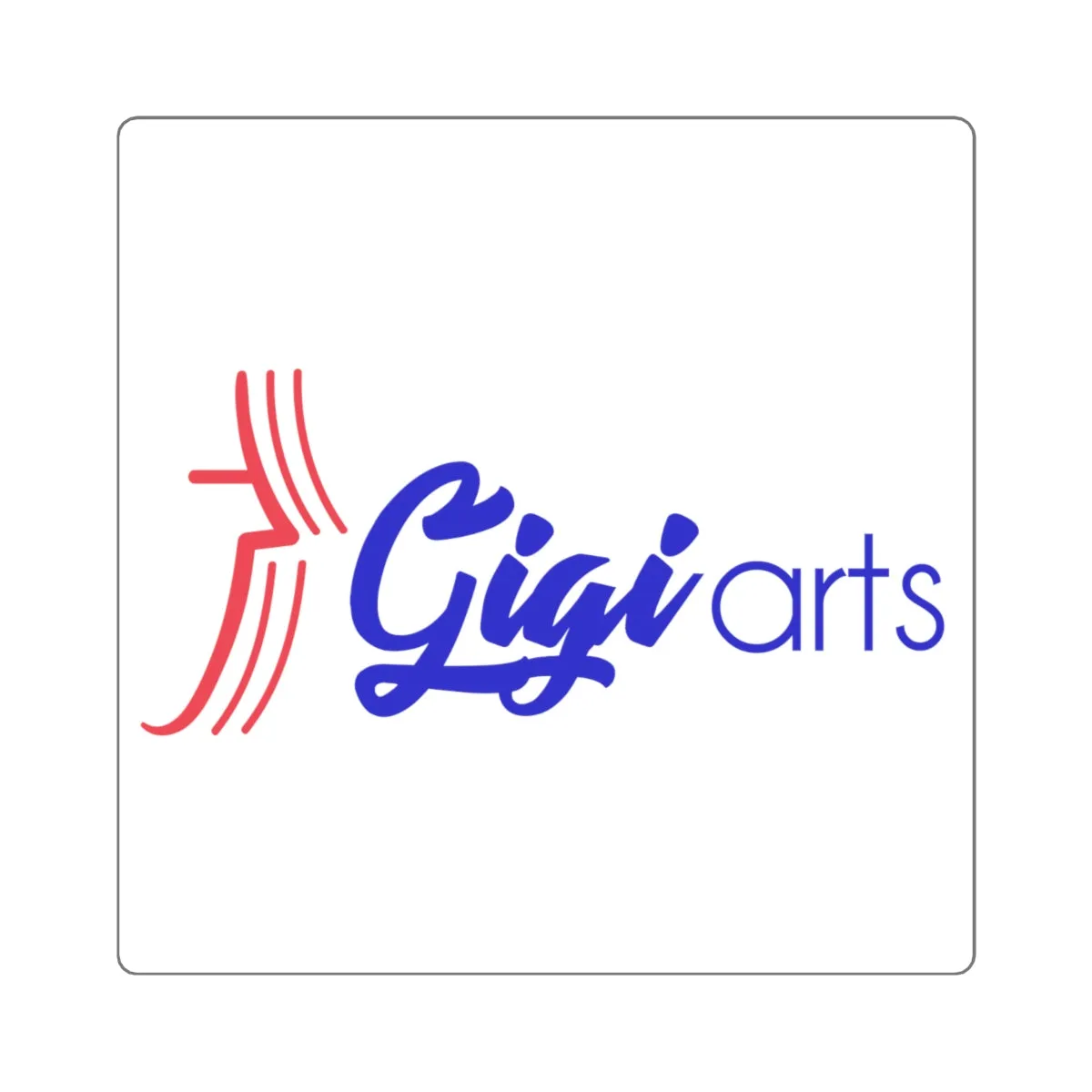 Gigiarts Logo Square Stickers