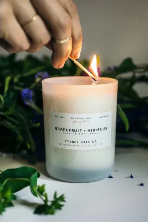 Grapefruit   Hibiscus Candle