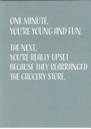 Grocery Store Birthday Card