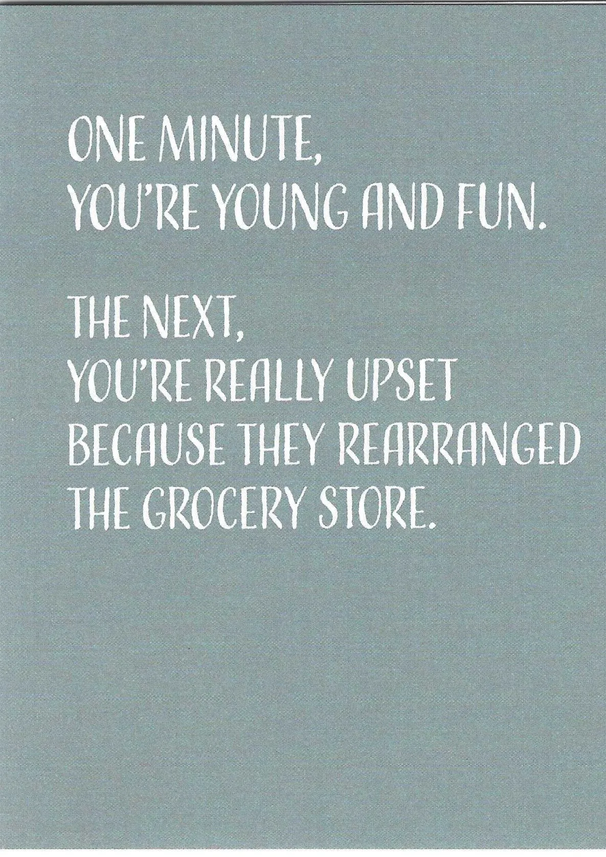 Grocery Store Birthday Card