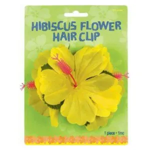 Hair Clip Hibiscus Flower
