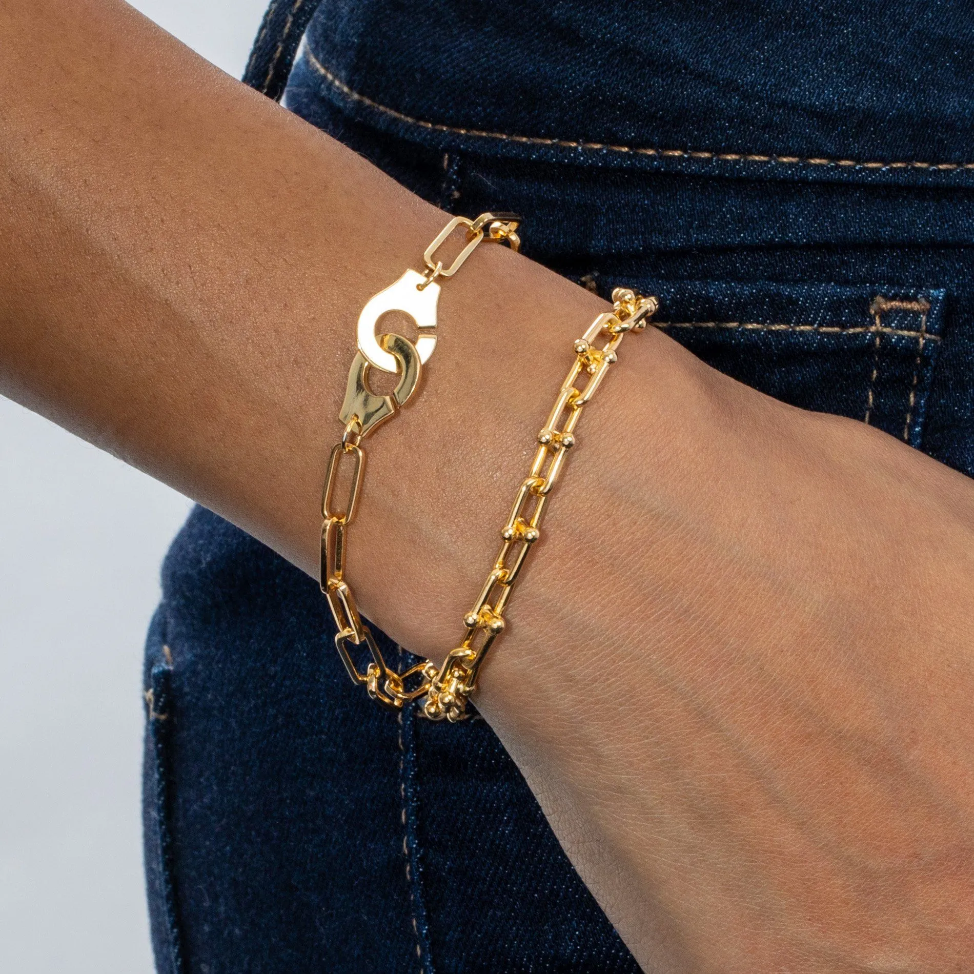 Handcuff Link Bracelet