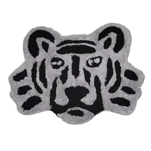 Handmade Cotton Lion Face Shaped Bath Mat