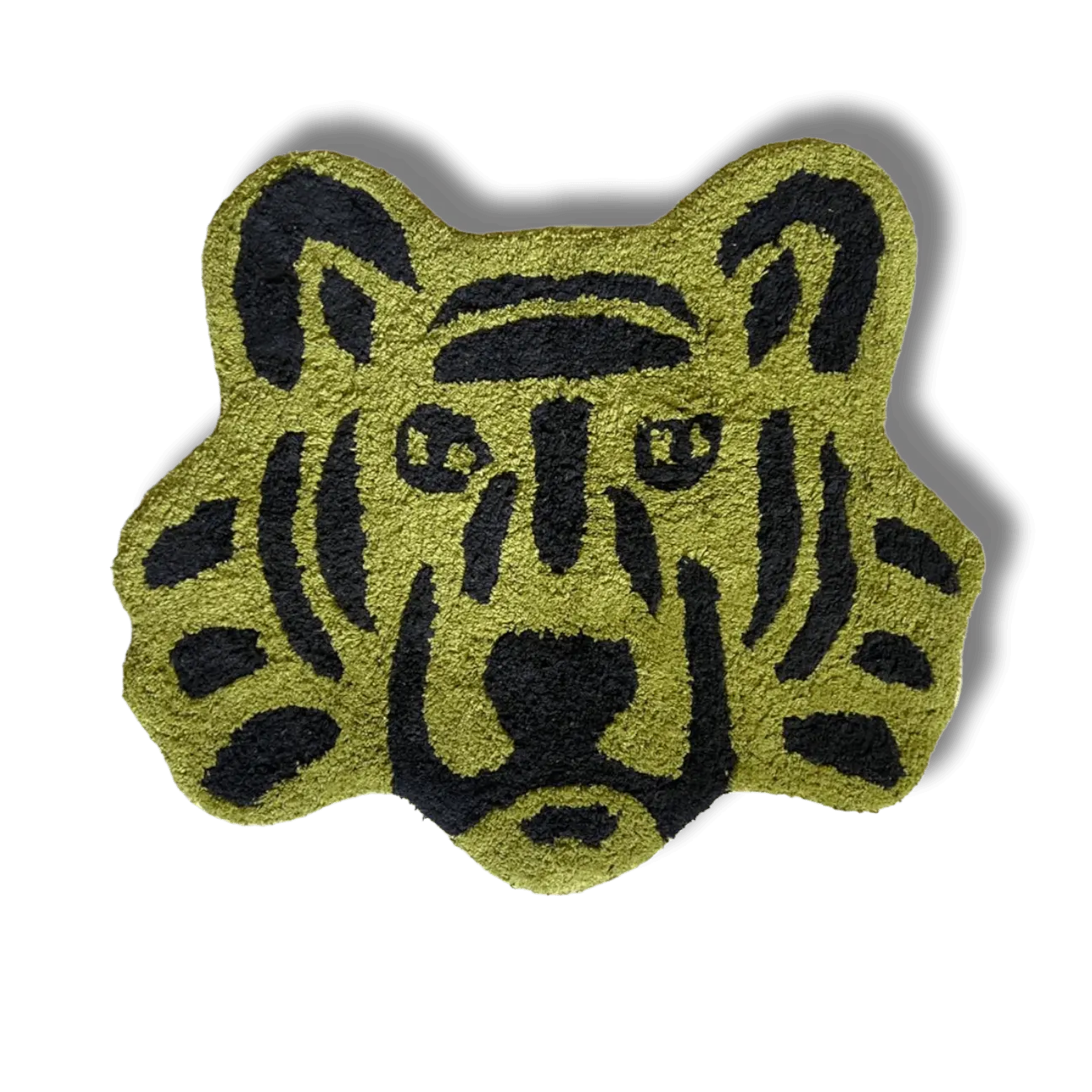 Handmade Cotton Lion Face Shaped Bath Mat