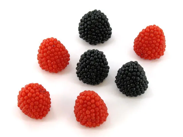 Haribo German Gummi Raspberries 5LB Bulk