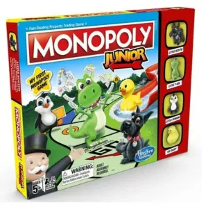 Hasbro Monopoly Junior Edition Kids Board Game- Great For Kids/ Fun