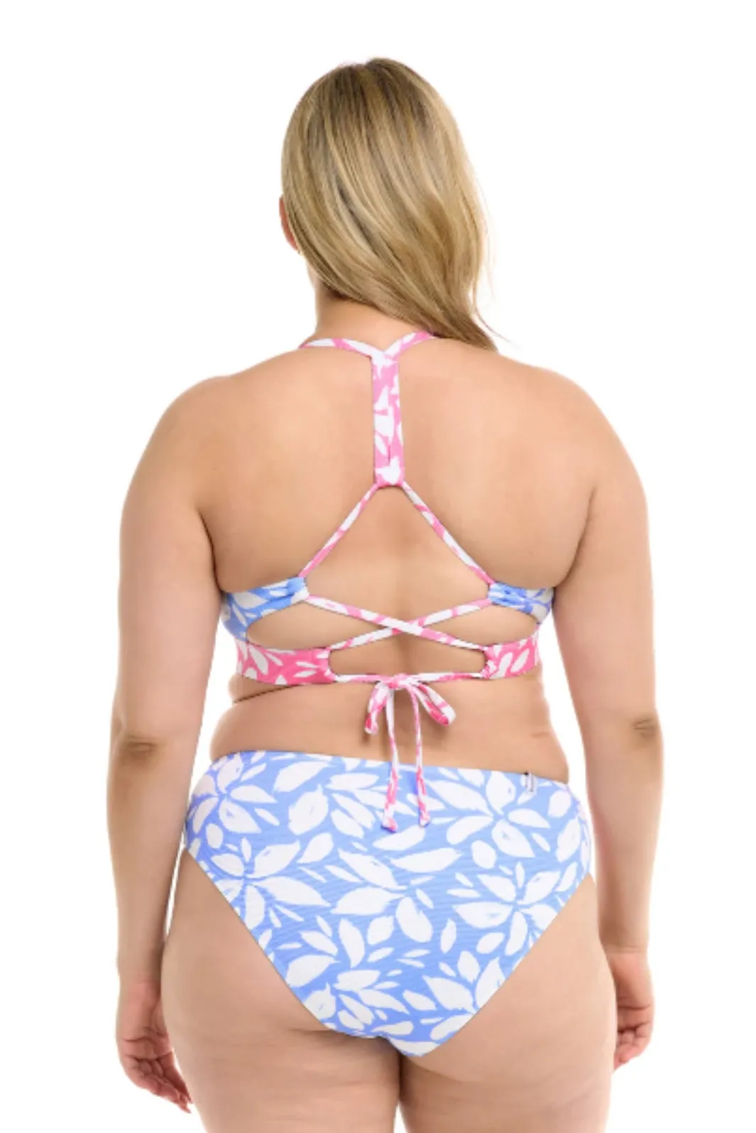 Haut de Maillot de Bain Petals Ruth Taille Plus (Periwinkle) de Body Glove