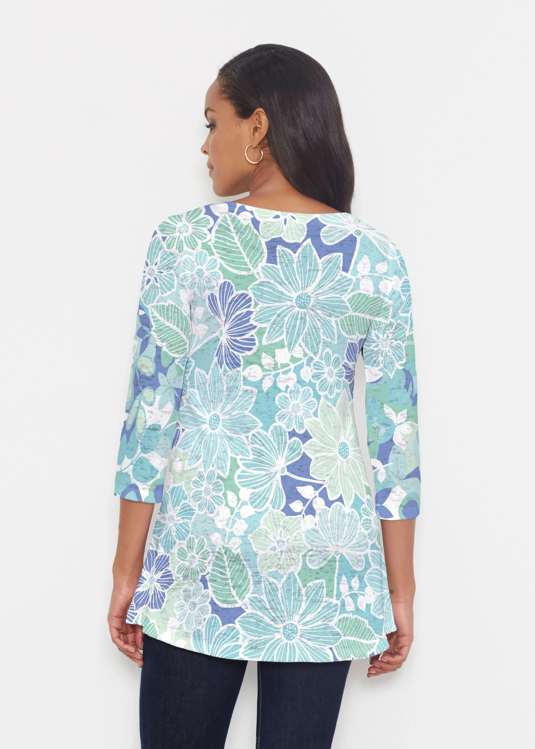 Hawaii Isles (13609) ~ Katherine Hi-Lo Thermal Tunic