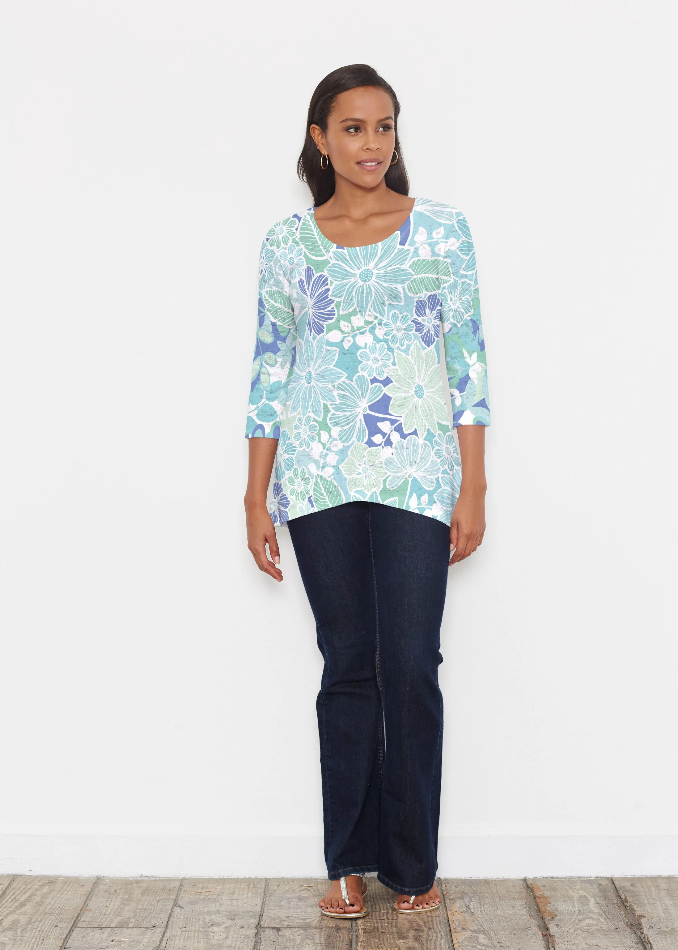 Hawaii Isles (13609) ~ Katherine Hi-Lo Thermal Tunic