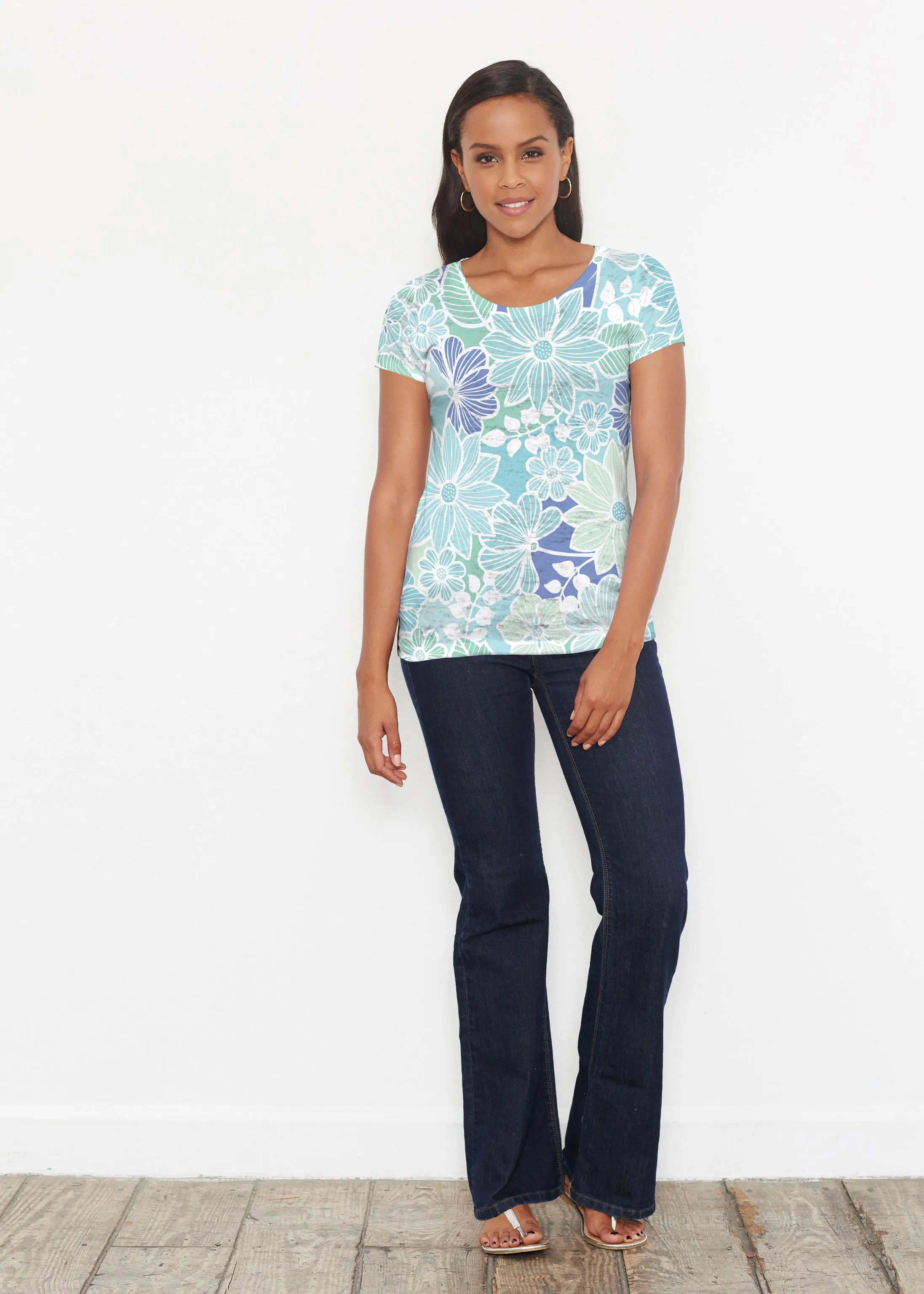 Hawaii Isles (13609) ~ Short Sleeve Scoop Shirt