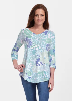 Hawaii Isles (13609) ~ V-neck Flowy Tunic
