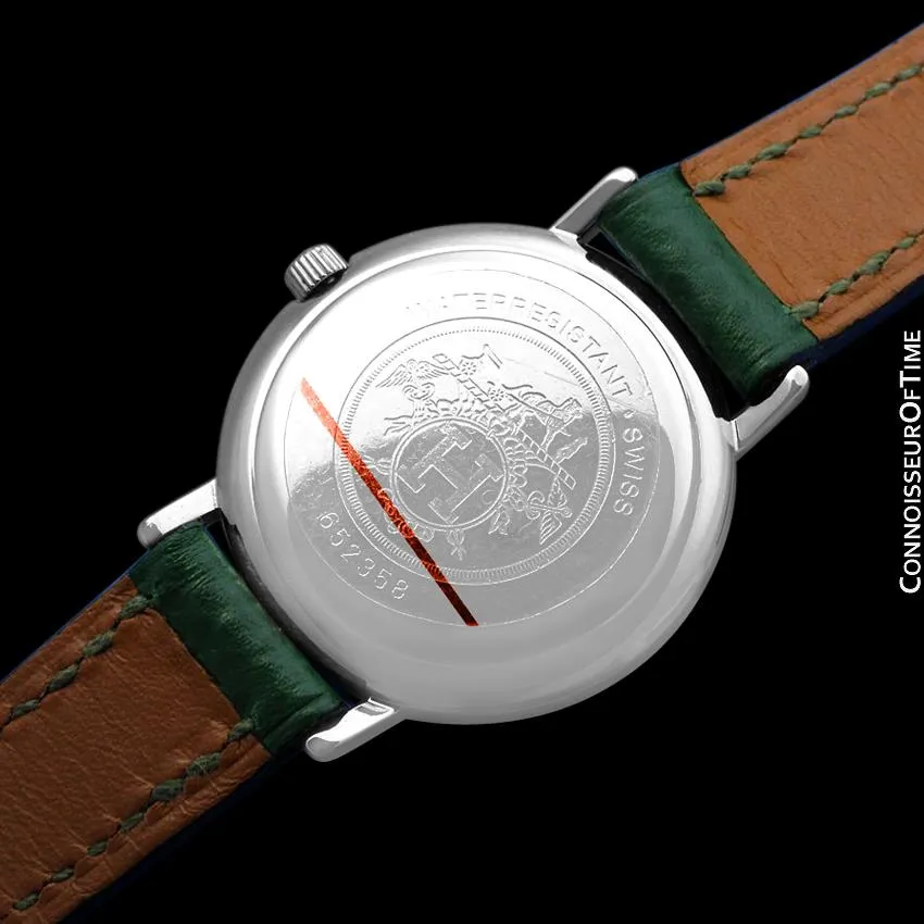 Hermes Meteore Ladies Two-Tone Luxury Watch - Stainless Steel & Solid 18K Gold