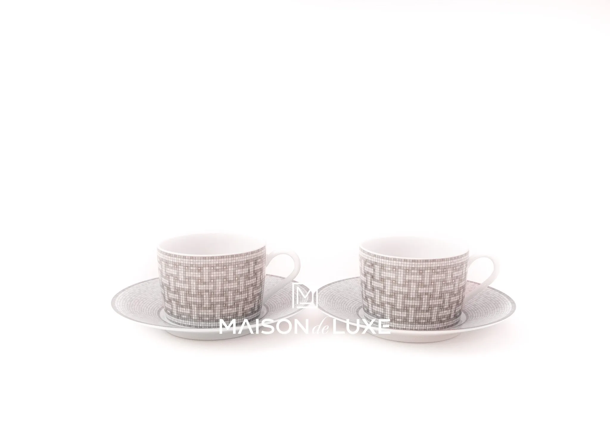 Hermes Mosaique au 24 Platinum Tea Set