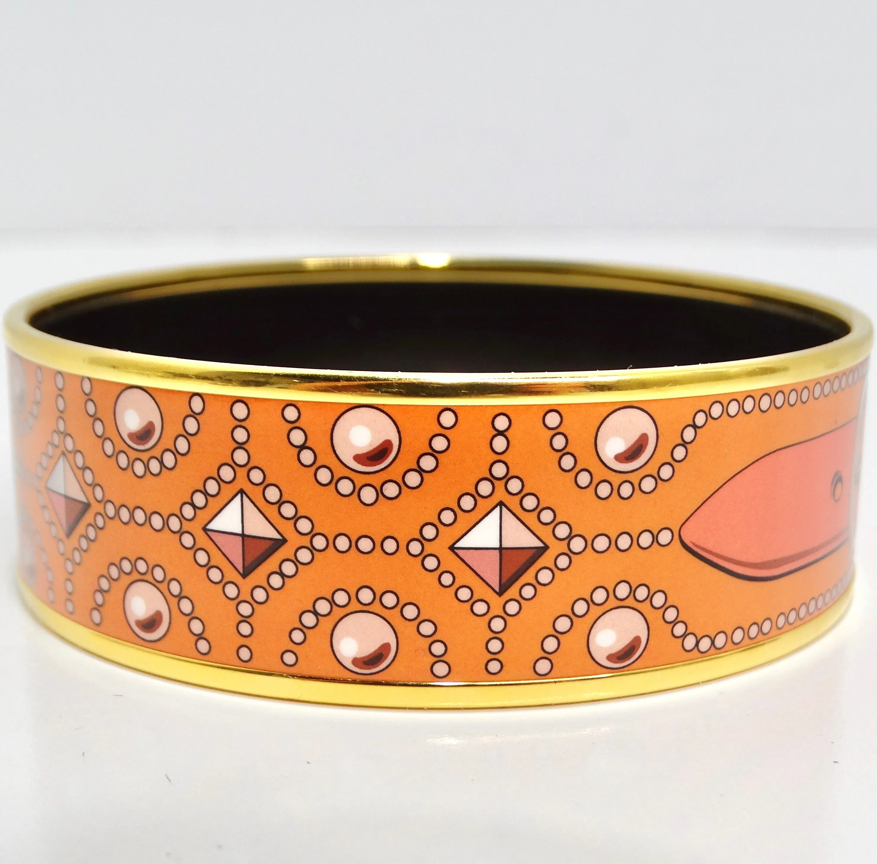 Hermes Vintage Enamel Buckle Bracelet