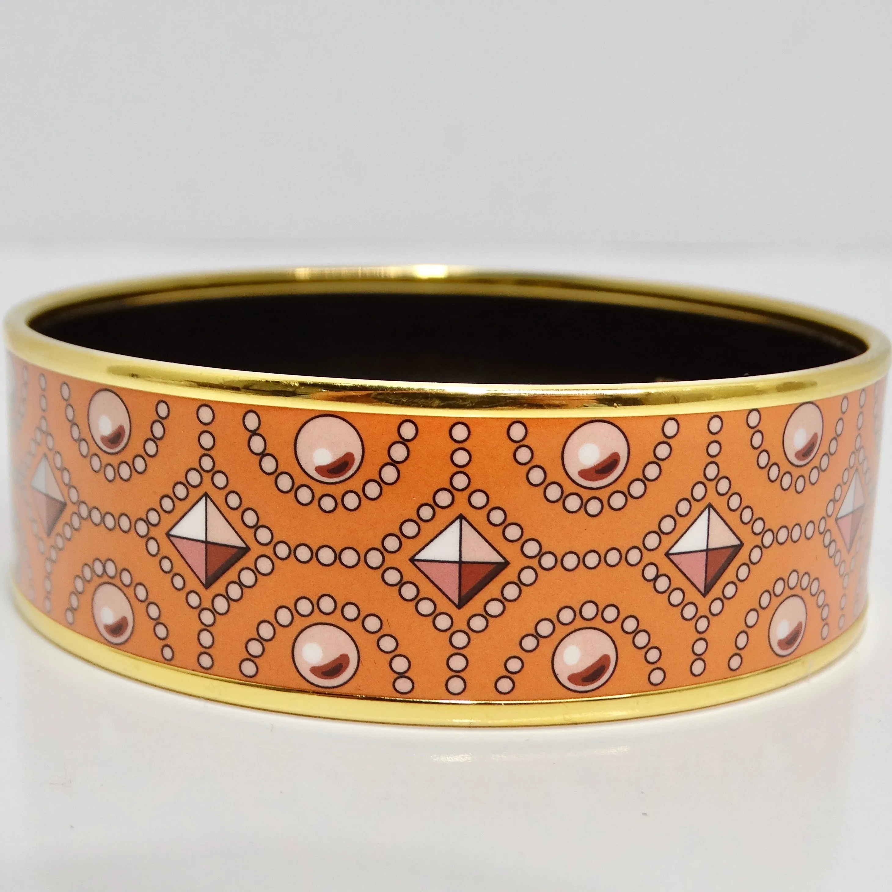 Hermes Vintage Enamel Buckle Bracelet