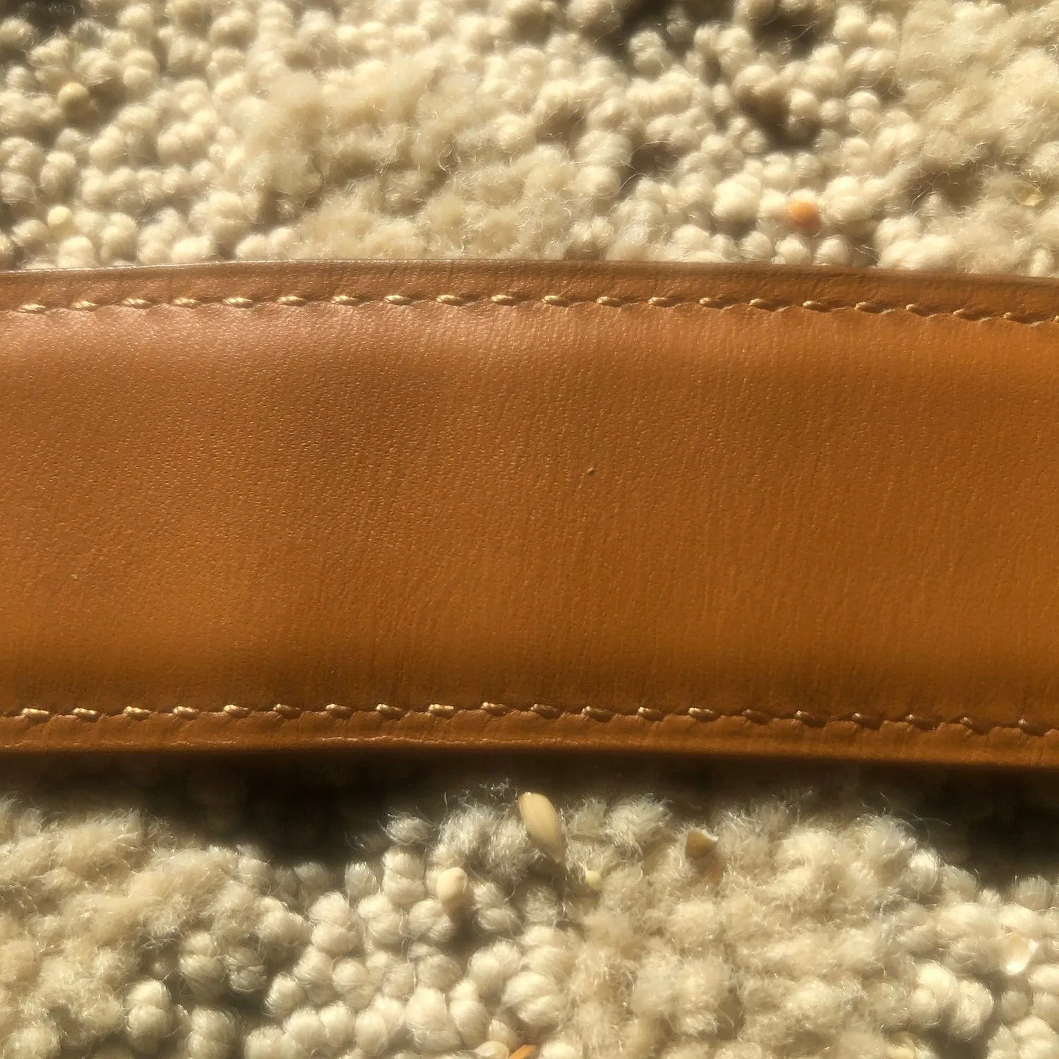HERMÈS Reversible Croc Leather Belt with Constance Palladium "H" Buckle - Pink Rose & Caramel
