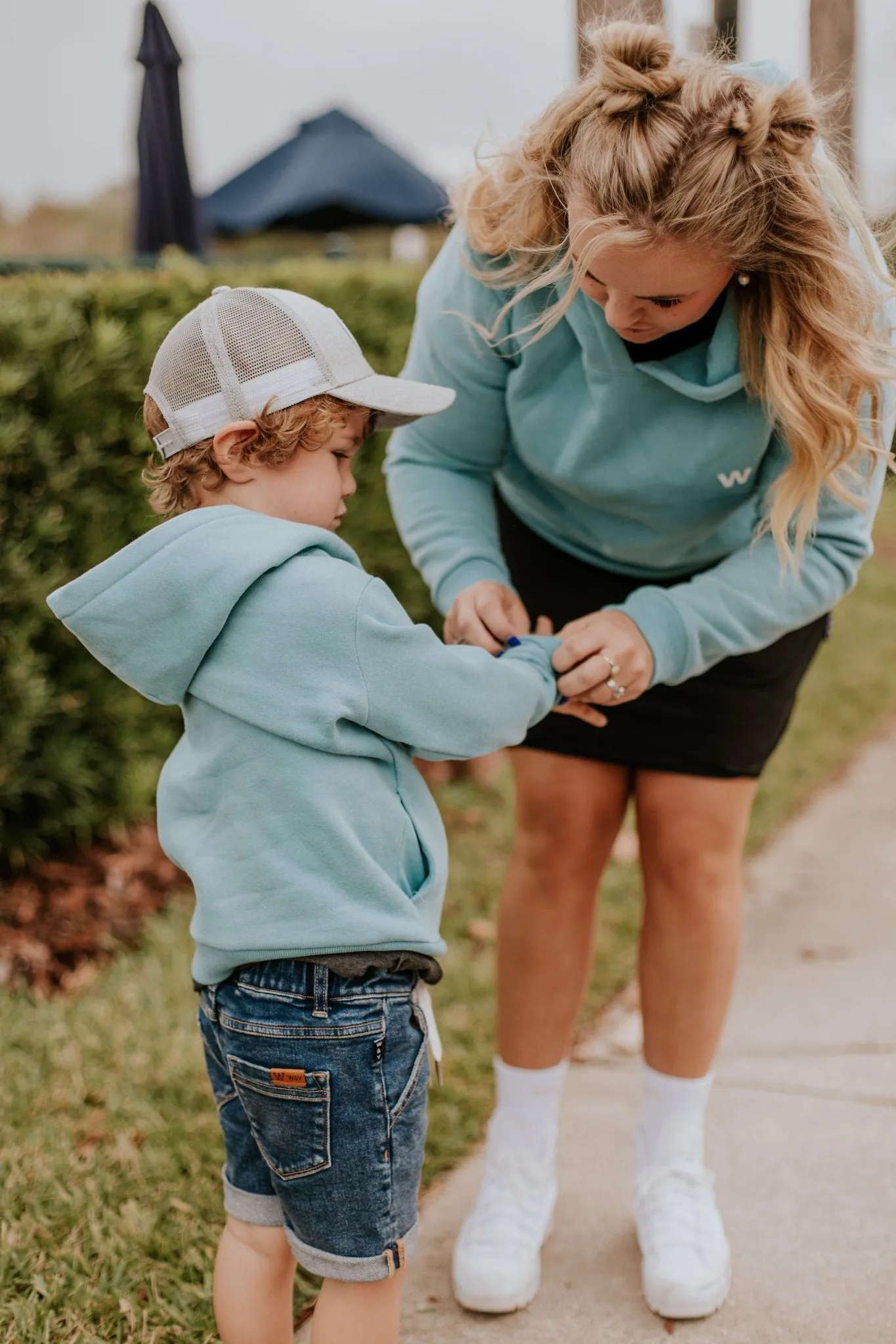 HOODIE MAINE (ADULTE) -BLEU OCÉAN-