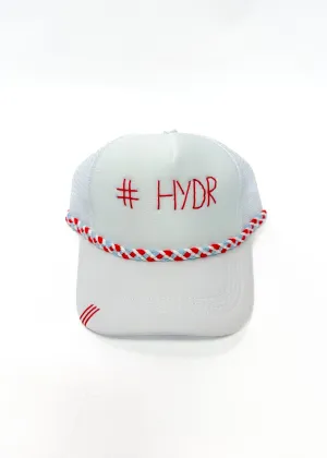 HYDR Trucker Hat - White