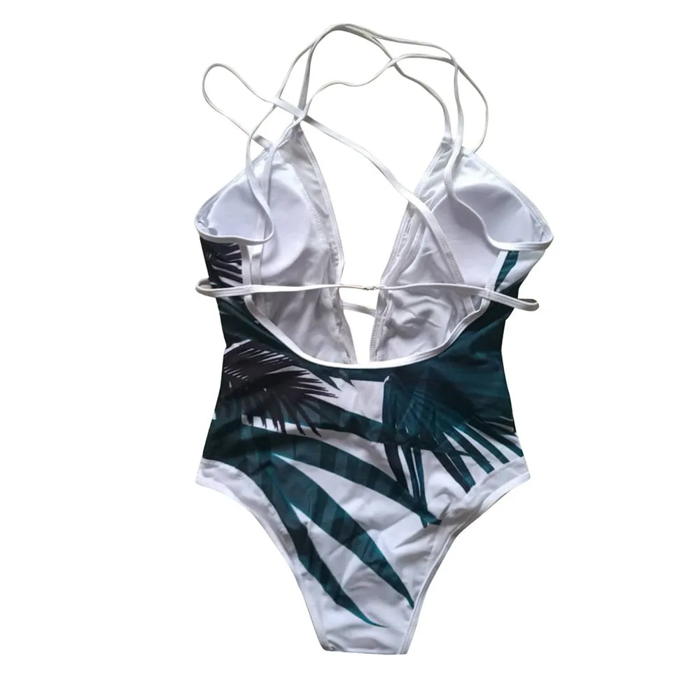 Jackie's Tropical One Piece Swimsuit