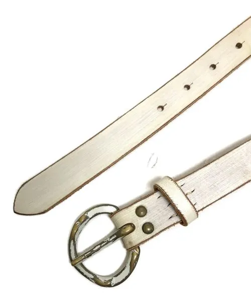 Kapital Painted Aged Leather Belt