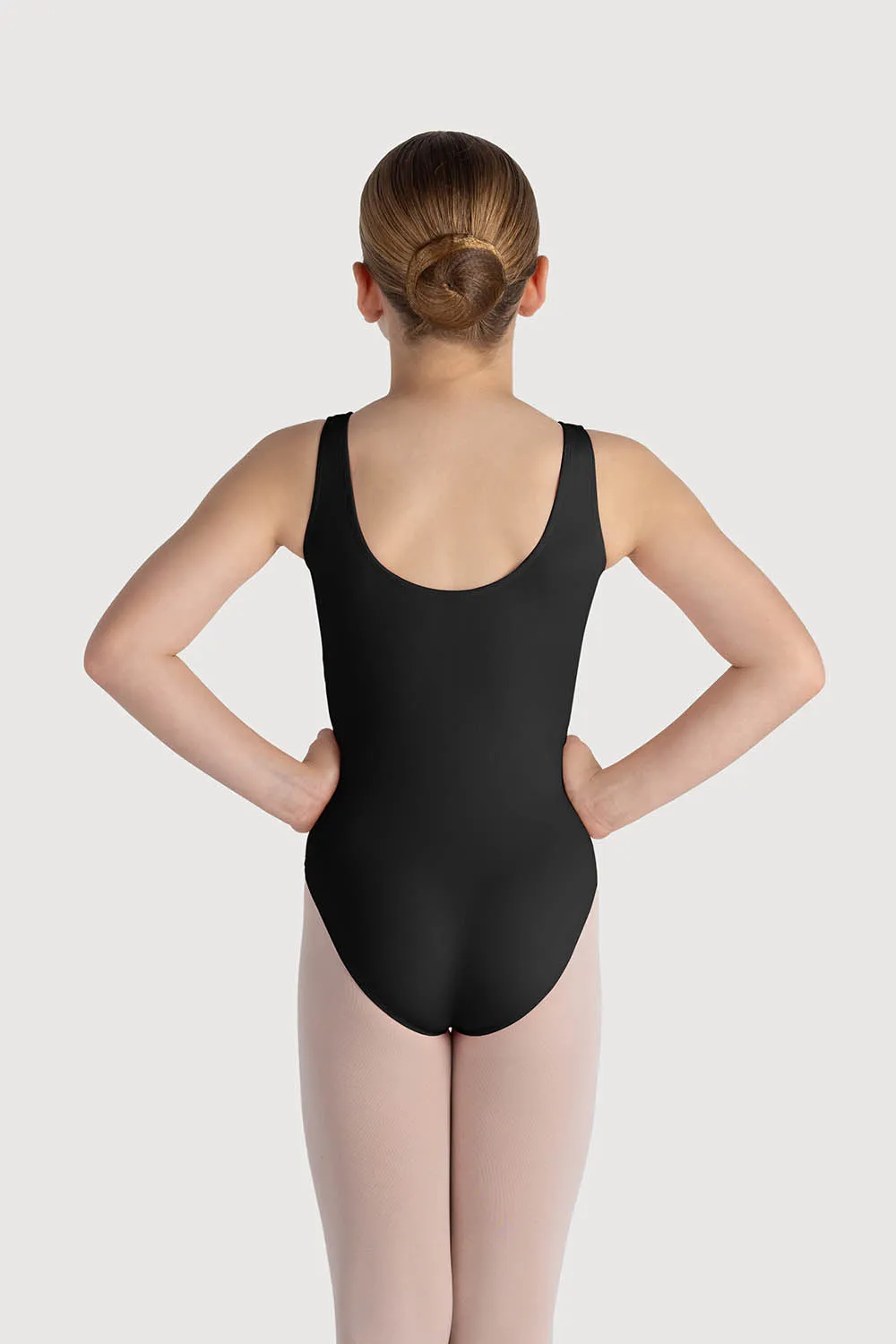 L0828G - Bloch Overture Odetta Sleeveless Pleat Girls Leotard